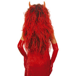 Paruka čert dámská dlouhá